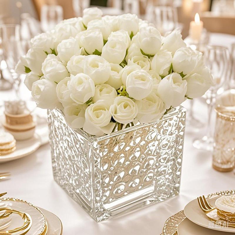 10Pcs Flower Bamboo Sticks Cake Topper Tulip Pod Cocktail Picks For Appetizers Fruit Sticks For Wedding Birthday Dessert Decor