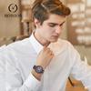 RORIOS watch Men's Alloy & Wood Wristwatch, Natural Wood, Popular, 30M Water Resistant, Calendar, Quartz Movement, Multi-Function, Unique Design for