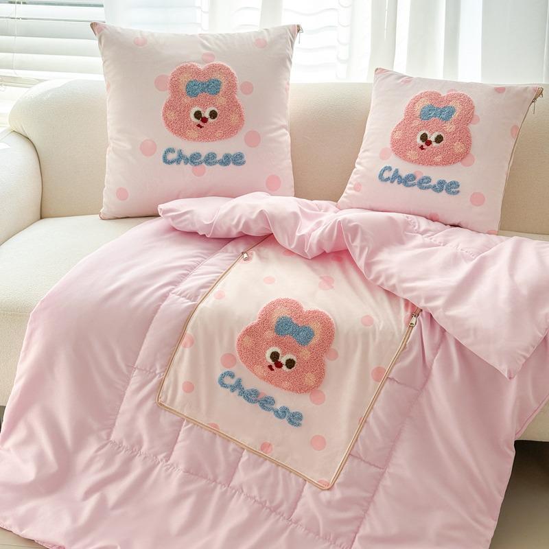 2025 Foldable Car Interior Cushion & Blanket: Converts Between Backrest Pillow and Air Conditioning Quilt