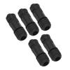 5 Pcs 4 Pin Female Aviation Connector 716 Inch 28UNS Thread IP67 Waterproof Aviation Cable