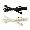 2Pcs French Style Hairpin Dot Print Hollow Bow Design Hair Clips Face Slimming Versatile Hair Accessory