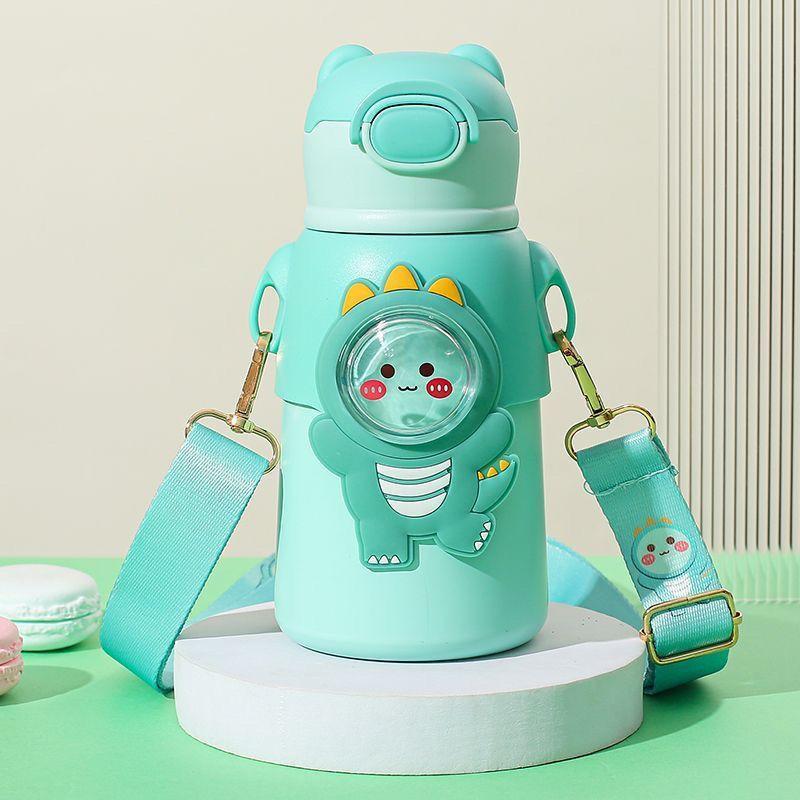 

Children s thermos cup food grade 316 straw cup for boys and girls with high appearance to go to school 401-500ml