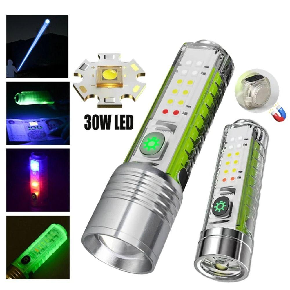 Fluorescent Rechargeable Flashlight Multi-function Handheld Lamp Car Repairing