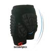 Black Sports Skiing Skating Snowboarding Shorts Hip Protective Bottom Padded for Ski & Roller Skate & Snowboard Hip Protection