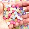 50-200pcs 8mm Matte Jelly Series Round Acrylic Loose Spacer Beads for Jewelry Makeing Diy Handmade Bracelets Accessories