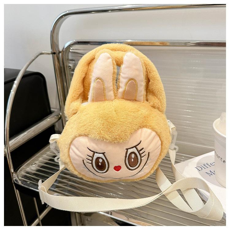Elf Cartoon Peripheral Plush Toy Cute Labubu Shoulder Bag Girly Crossbody Storage Bag