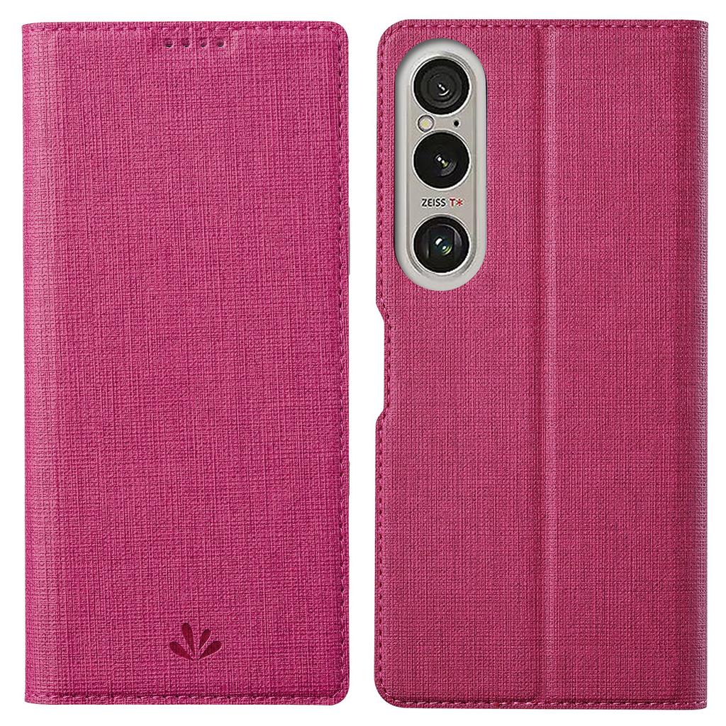 VILI DMX Series For Sony Xperia 1 VI Case with Card Holder Leather Phone Cover