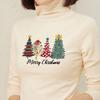 Christmas tree heat patches, holiday gifts, heat press, glue, clothing stickers, hooded sweatshirts, Diy T-shirts, clothing stickers