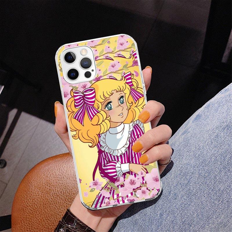 Candy 90s Anime Phone Case For iPhone 17 Air 16 Pro Max 16E 15 + 14 Plus 11 12 13 Mini 7 8 SE Gift Print Cover Fundas 17 Air 16