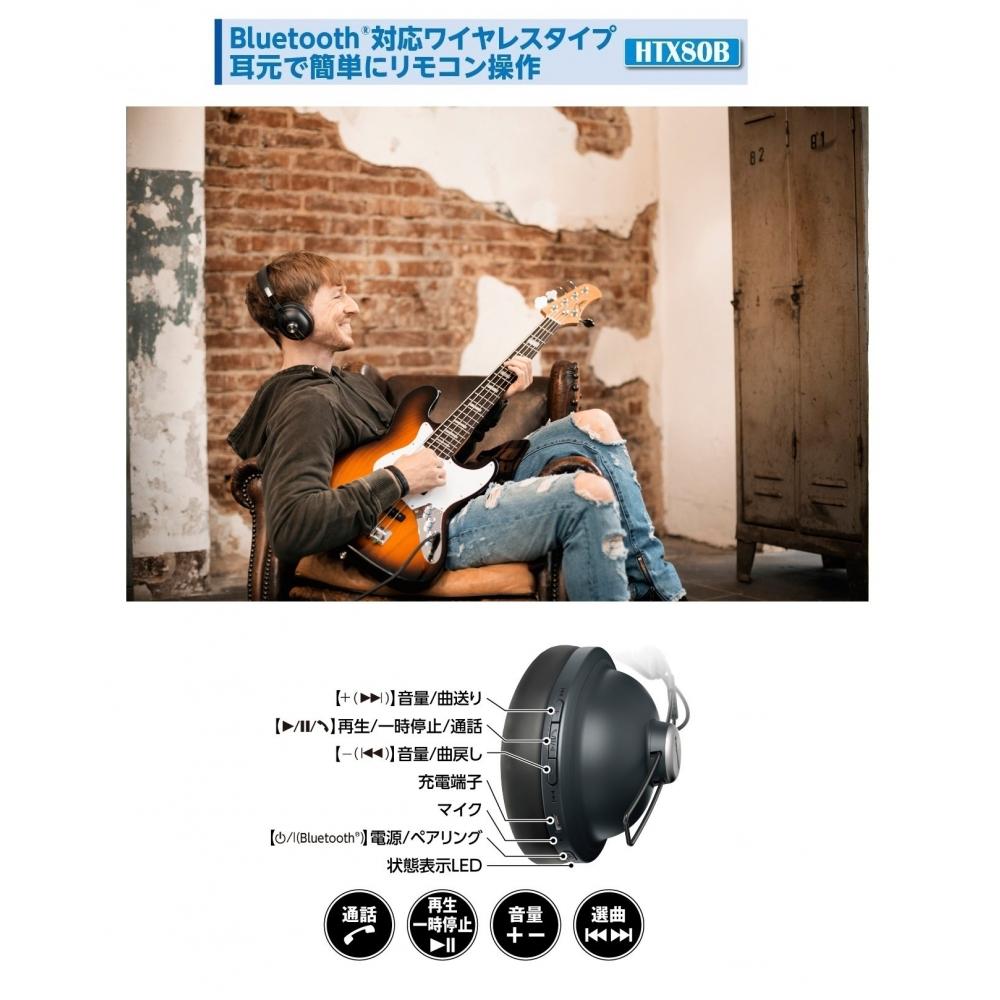 Panasonic Kabelloser Stereokopfhörer RP-HTX80B-K