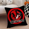 Klassische Anime Persona 5 Kissenbezug Sofakissenbezug Versteckter Knopf Strapazierfähiges Polyester Stuhlkissen