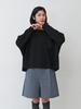 VINCENT NAVY Vincent Pocket Wide Pullover_Black