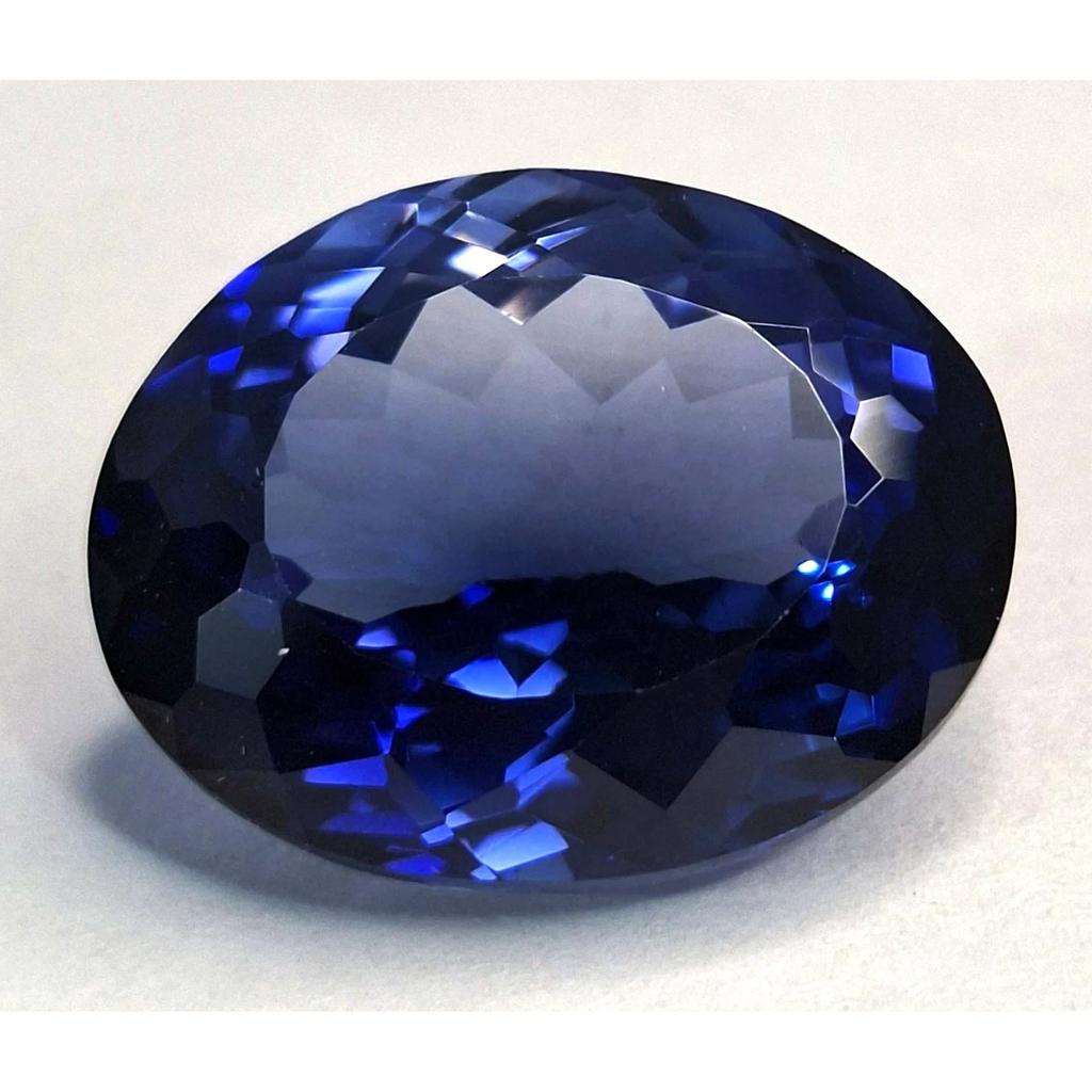 Natural Blue Tanzanite 20-22 Ct Oval Cut Certified Stunning Loose Gemstone