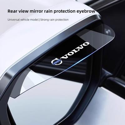 2Pcs Car Rearview Mirror Rain Eyebrow Rainproof Shield Accessories For XC90 V90 V60 XC60 V40 EC40 EX40 S80 S60 S90 C40 XC4