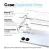 Coque de protection - BOOLING® - Samsung Galaxy A06 - Anneau Magnétique - Antichoc - Transparent