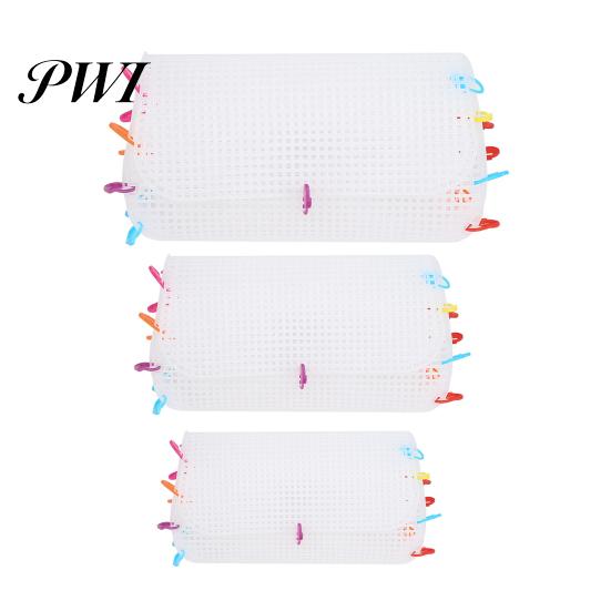 Embroidery Mesh Sheet 3Pcs/Set DIY Convenient Plastic Bag Knitting Crafting Purse for Home