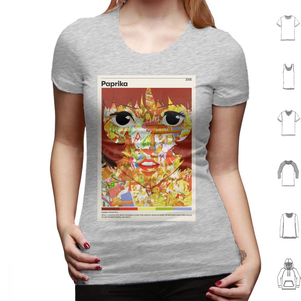 Paprika Anime Poster Print Poster T Shirt Big Size 100 Cotton Anime Paprika Film Manga Japan Movie Satoshi Kon Perfect Blue