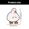 Elegant Duck Shaped Lapel Pin Handmade Animal Brooch Stylish Corsage Badge Fashion Accessory for Parties and Dinners
