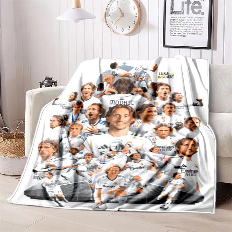 Former Real Madrid CF Croatian professional male football player Luka Modrić blanket Soft four season home bed office travel outdoor warm blanket