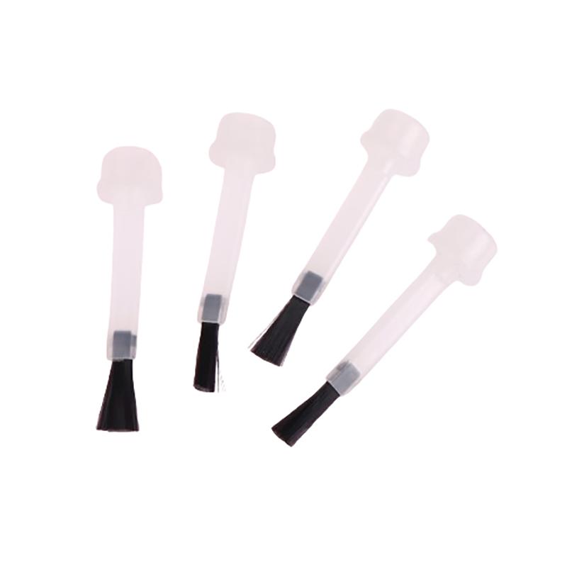 10 Pcs Nail Polish Brush Replacement Soft Liquid Applicators Nail Polish Bottle Brushes Head Manicure Tools Nail Salon Home