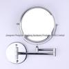 Dual-Sided LED Wall-Mounted Makeup Mirror with Magnification and Fill Light for Punch-Free Hotel Bathroom Use