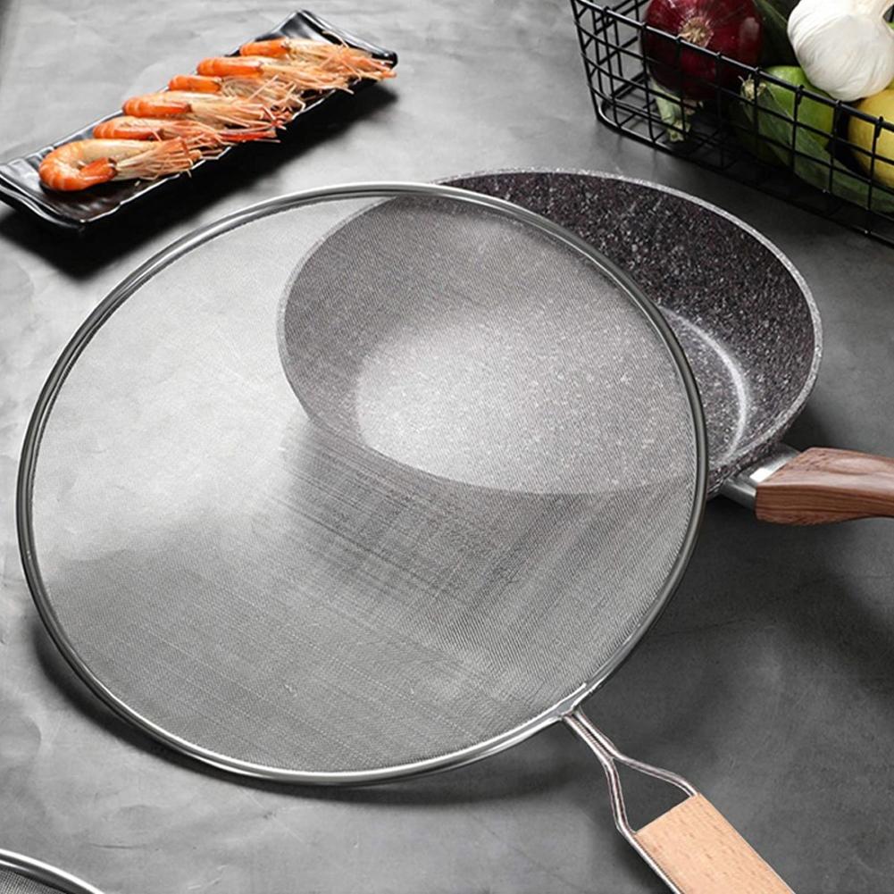 Anti Splatter Guard Oil Net Splash Cover Pan Pot Frying Oil Cooking Cover Kitchen Tools Grease Splatter Screen Guards Mesh