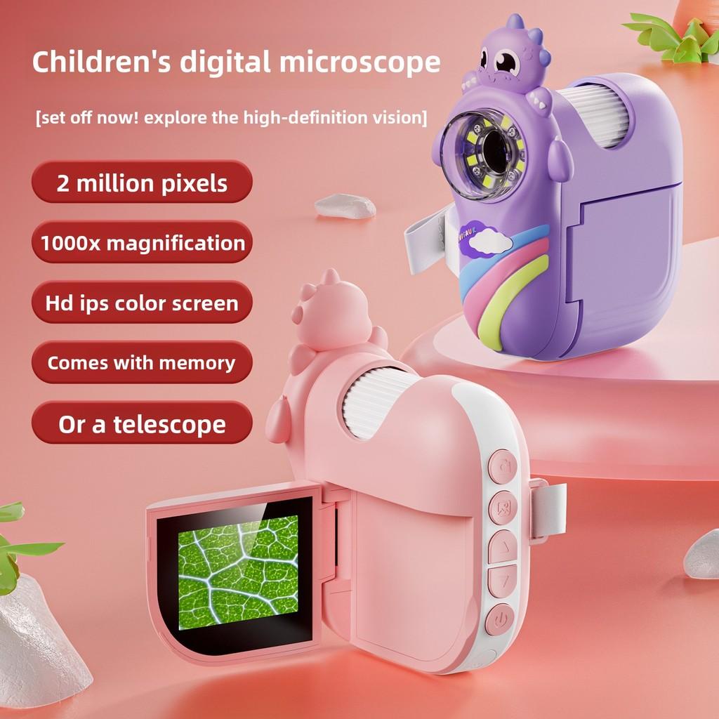 Childrens Portable Microscope With Led Light For Educational Learning And Science Exploration