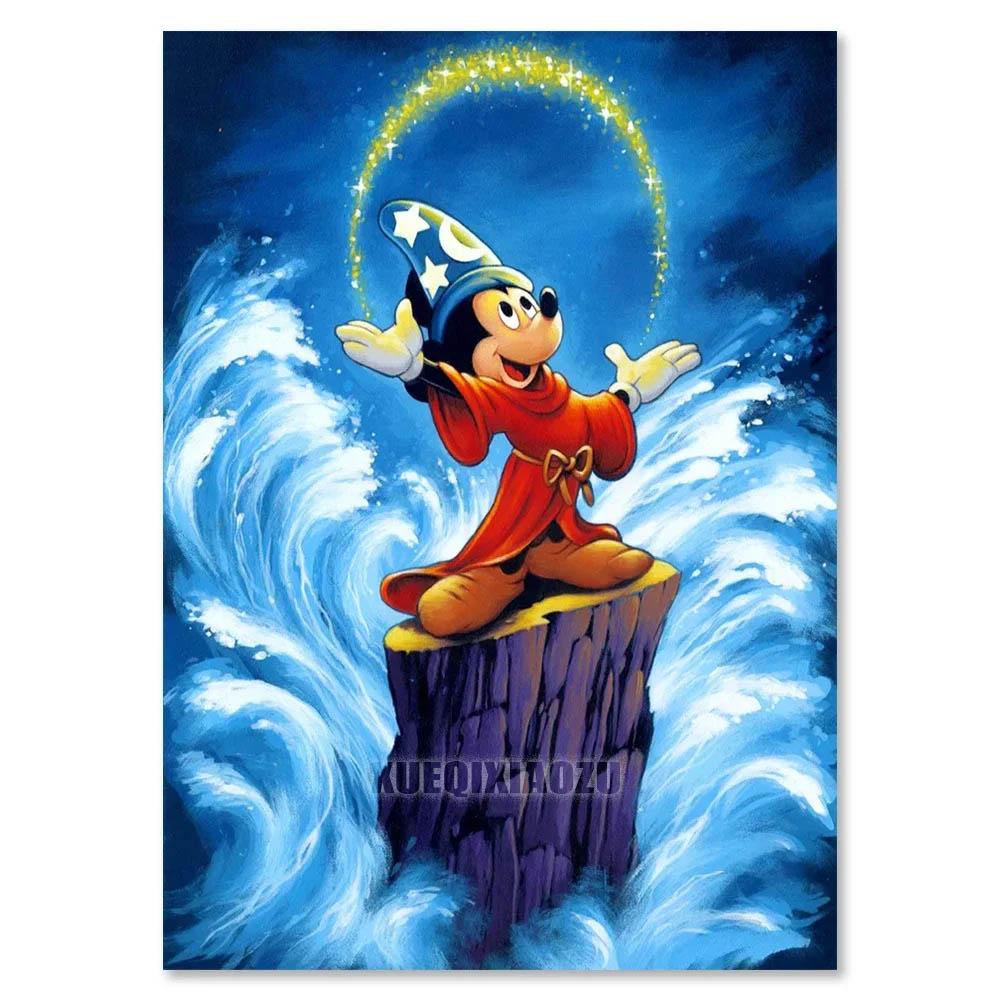 Diamond Painting Disney Moon Princess Mosaic Embroidery Diamond Puzzle DIY Rhinestone Children's Room Decoration Gift