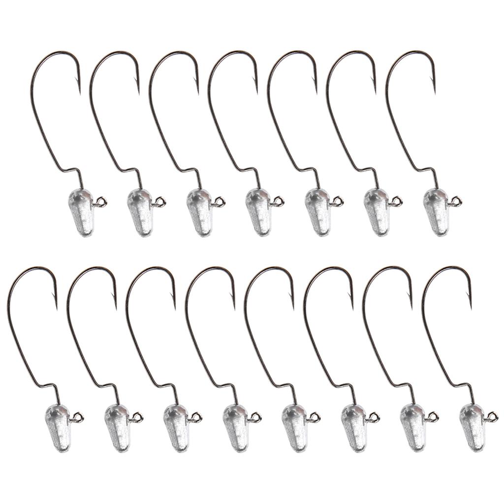 3Bag Crank Heads Hook Artificial Lure Bait Outdoor Sport Fishing Accessories