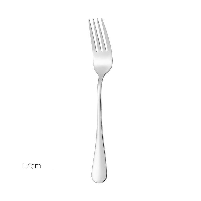 

Stainless Steel Forks Set Western Style Thickened Tableware for Steak Dining Household Use Durable Spoons Knives Cutlery