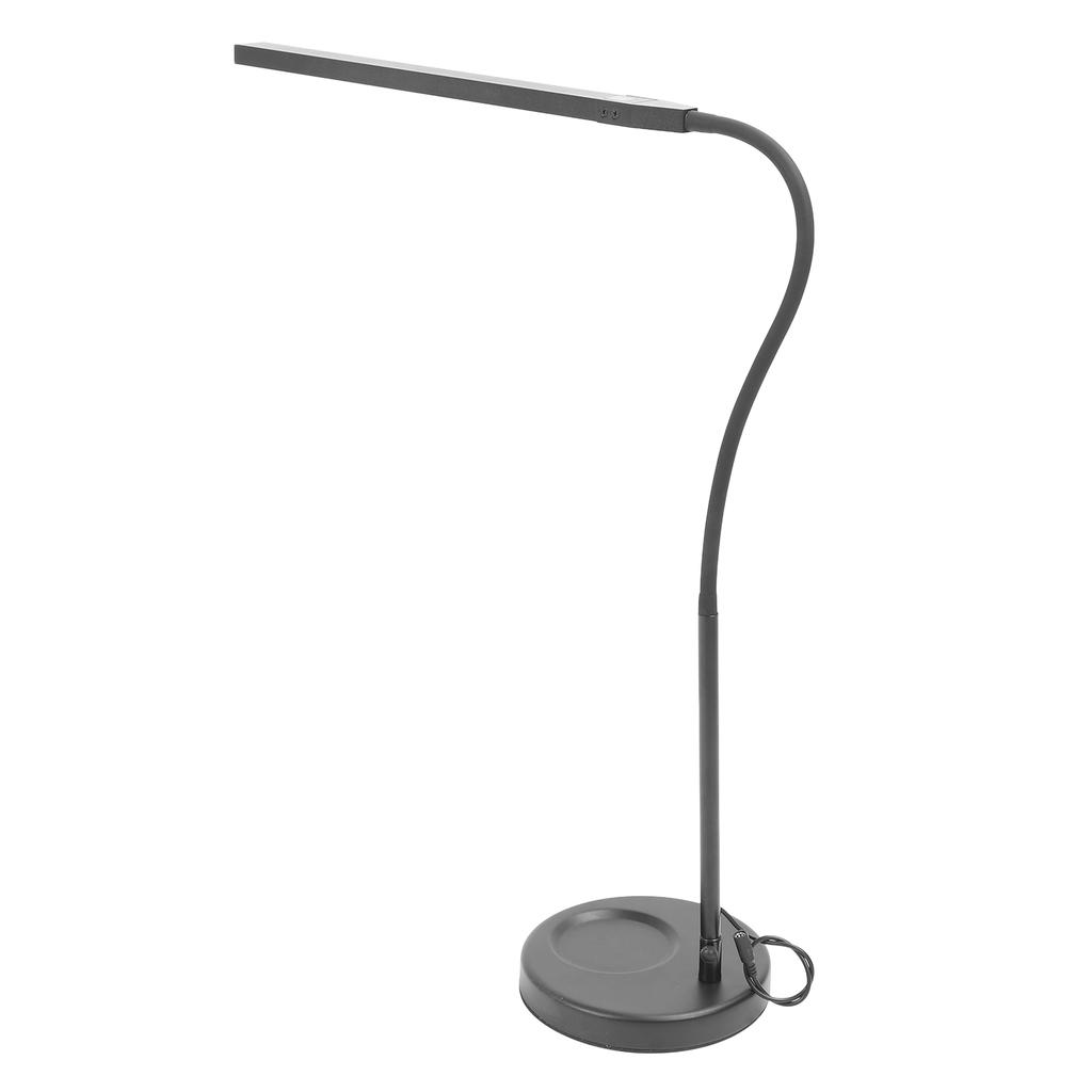 Smart Stepless Dimming LED Desk Lamp with Base and Clamp 3 Color Temperature 3000K-6000K Clip On