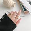 Minimalist Geometric 925 Silver Open Index Finger Ring for Women - European, American, and Korean Style, Simple and Trendy Design.