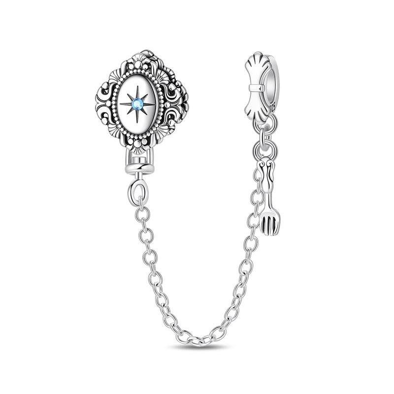 925 Silver Charms Tableware Candle Coffee Cup Wine Glass Beads Pendants Fit Bracelet Necklace DIY Jewelry Gift