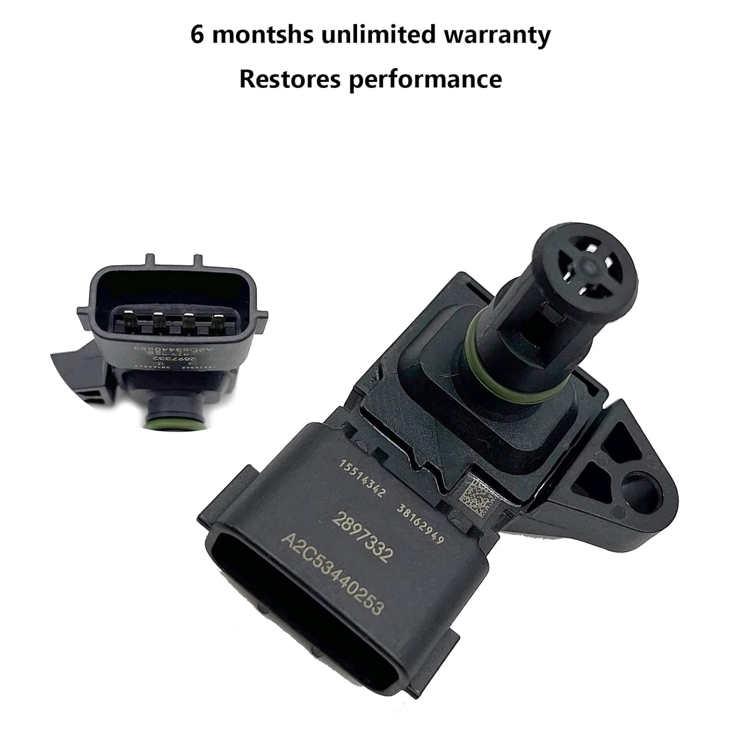 

2897332 Intake Manifold Pressure Sensor 2897332NX fits DOD.ge Ram 2500 3500 4500 07.5-18 6.7L