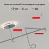 Modern UFO Chandelier: Adjustable Dining Room Light with Full Spectrum Eye Protection