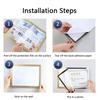 3PCS Portable Magnetic Picture Frame Square Poster Photo Frame Creative Award Frame  Door