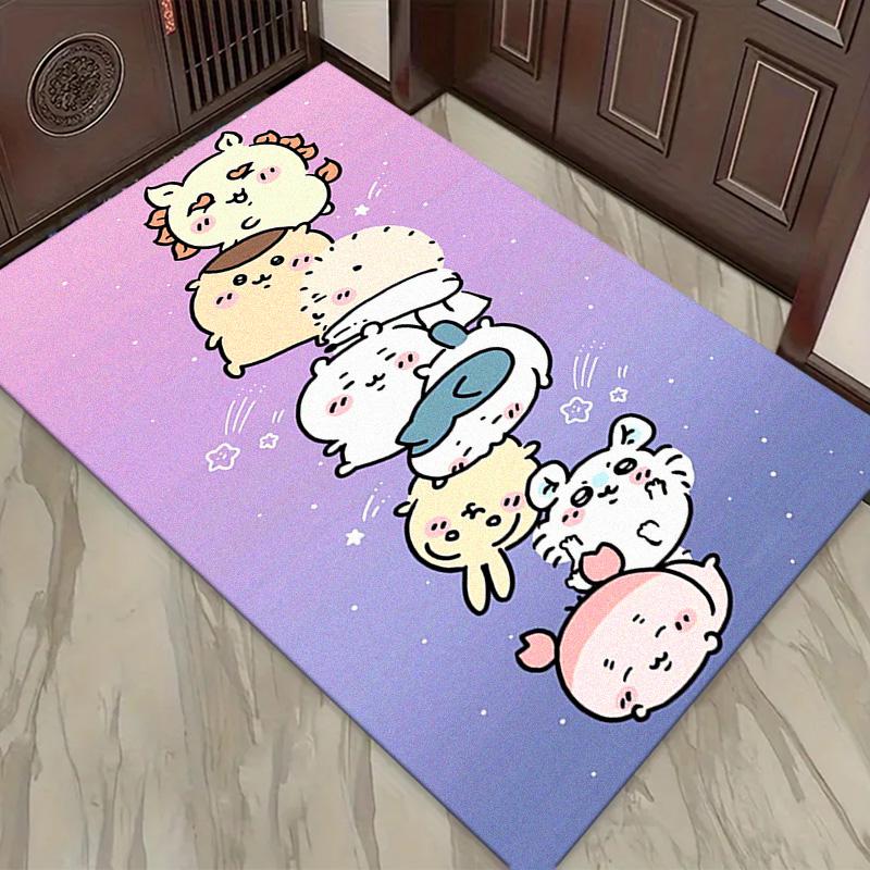Anime Chiikawa Carpet Rug for Living Room Bedroom Home Sofa Decoration,Kids play Non-slip Floor Mat