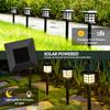 Solar Outdoor Lights 2/6 Pack LED Solar Lights Outdoor Waterproof Solar Walkway Lights for Your Garden Landscape Path Yard Patio