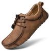 Handgefertigte Lässige Lederschuhe Herren Loafer Bequeme Mokassins Herren Flache Schuhe Übergröße 47 Leder Herrenschuhe