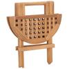 Folding Garden Table 50 X 50 X 50 Cm Solid Teak Wood