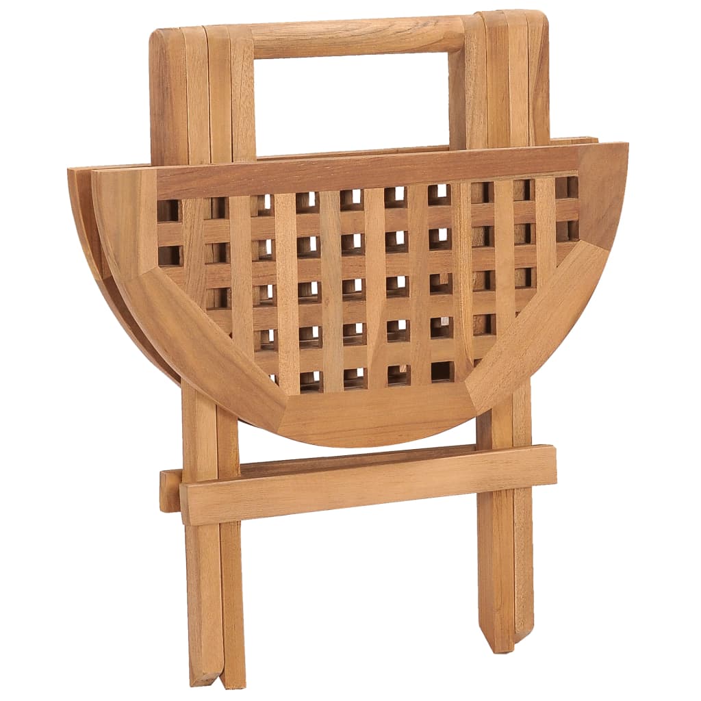Folding Garden Table 50 X 50 X 50 Cm Solid Teak Wood