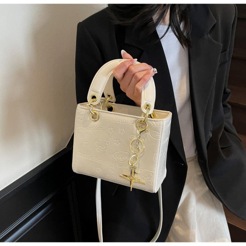 Textura tašky nová módní nika taška přes jedno rameno posel taška princezny Diany všestranná dojíždějící kabelka