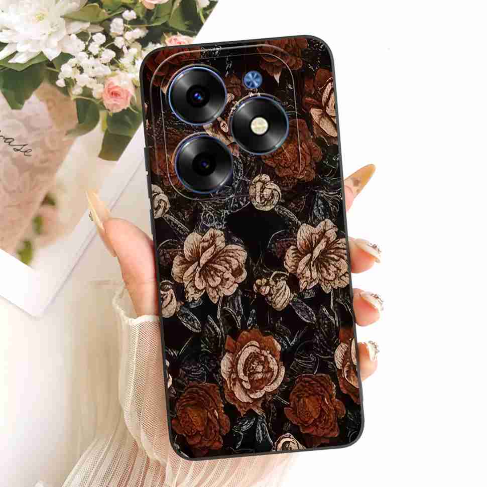 For Itel S23 Plus 4G Case Simple Style Sunset Soft Silicone Back Cover For ITEL S23 Plus 4G Phone Cases Fundas