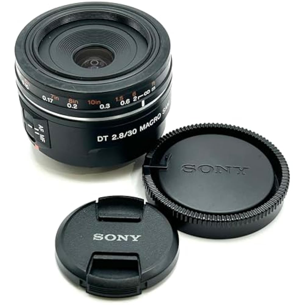 SONY Single Focus Macro Lens DT 30mm F2.8 Macro SAM APS-C Compatible