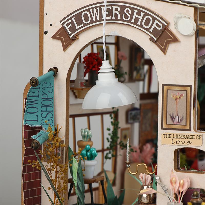 1/12 Dollhouse Simulation LED Chandelier Model Dollhouse Miniature Furniture Decoration Doll House Home Accessories