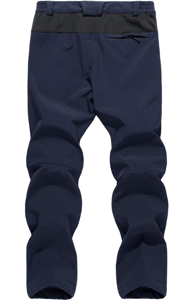 TACVASEN Hiking Cold Stain Size 4XL Pants, Weather, Resistant, Snowboarding, Sports, Comfortable, Outdoor, Work, Stylish, Navy,