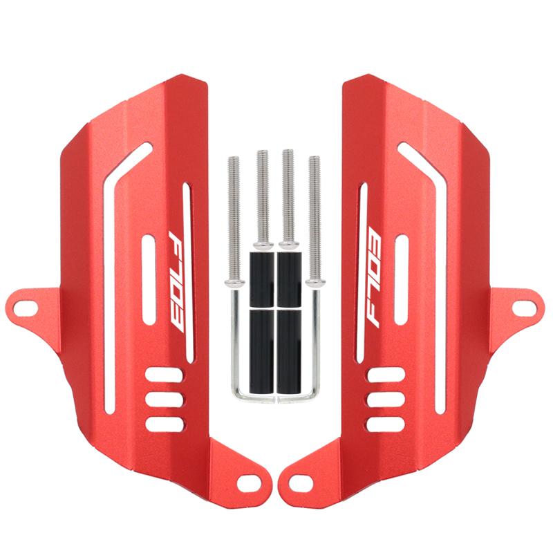 

For Zontes 368G 703F 2024 2025 2026 Modification Accessories Front Fork Guards Shock Absorber Protection Cover Frame Protector Red 703F