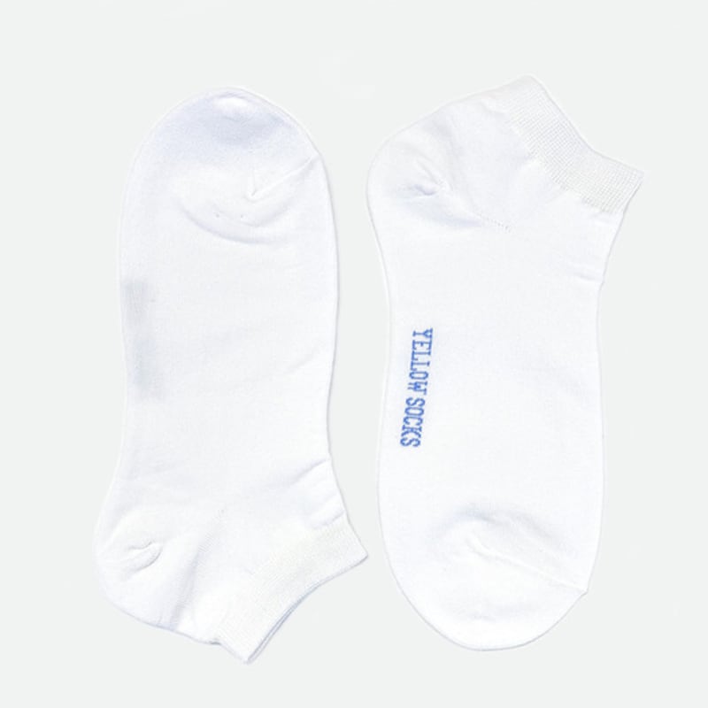 

YELLOWSOCKS ANKLE SOCKS BASIC WHITE white