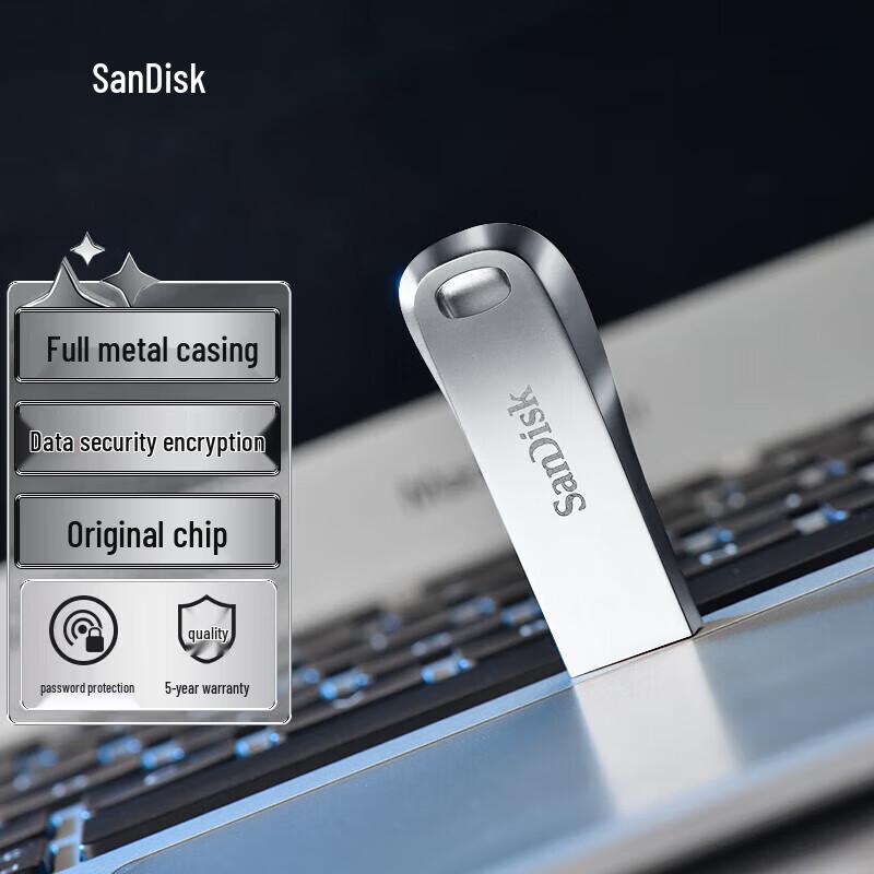 SanDisk CZ74 Cruzer USB 3.2 High-Speed Metal USB Drive