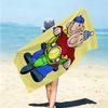 1Pc Bike Ride Adventure Beach Towel Microfiber Beach Towel Thin Absorbent For Beach Swimming Yoga Bath Sports 091791